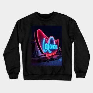 La Concha Neon Sign Crewneck Sweatshirt